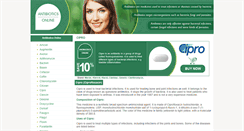 Desktop Screenshot of buycipro.co.uk